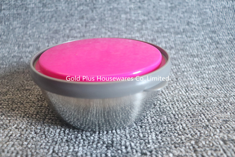 6pcs Preservation Stainless Steel Mixing Bowls for Fresh Keeping