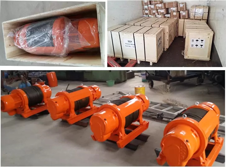 0.5T Remote Control Class A4 Industrial Electric Winch