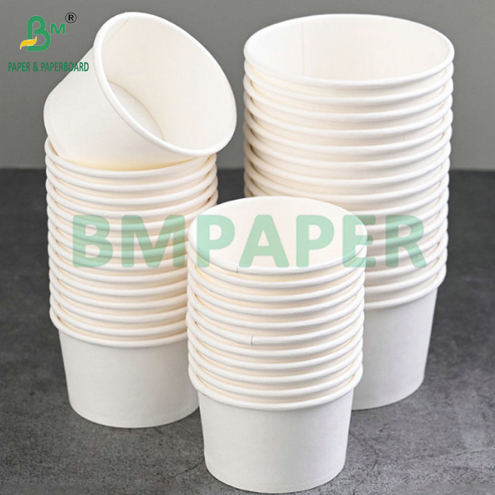  180g 200g Double PE Film Coating Kraft Paper For Making Ice - cold Foods Bowls