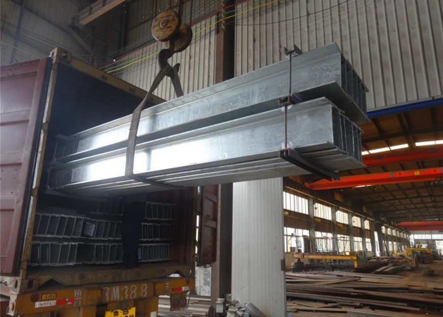 Q345B Multi Storey Steel Structure Car Parking Automatic Hot Dip Galvanized Surface