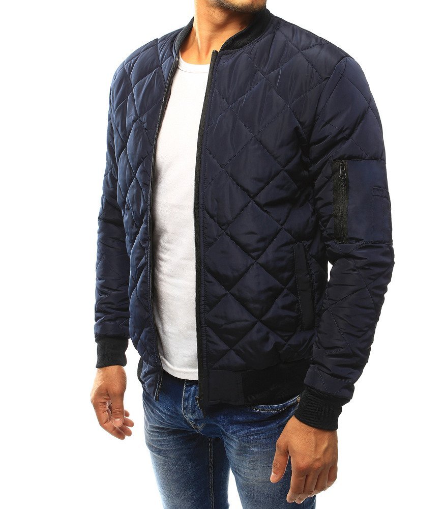 Thicker Quilted Lining Warm Waterproof Winter Jacket For Men V Neck Design