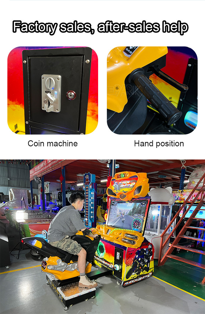 FF Moto Motorcycle Racing Car Game Machine Coin Operated 250W