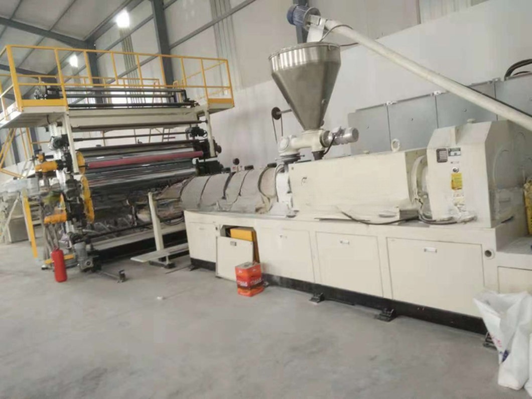 Plastic UV Board Extruder Machine / PVC Marble Sheet Production Line