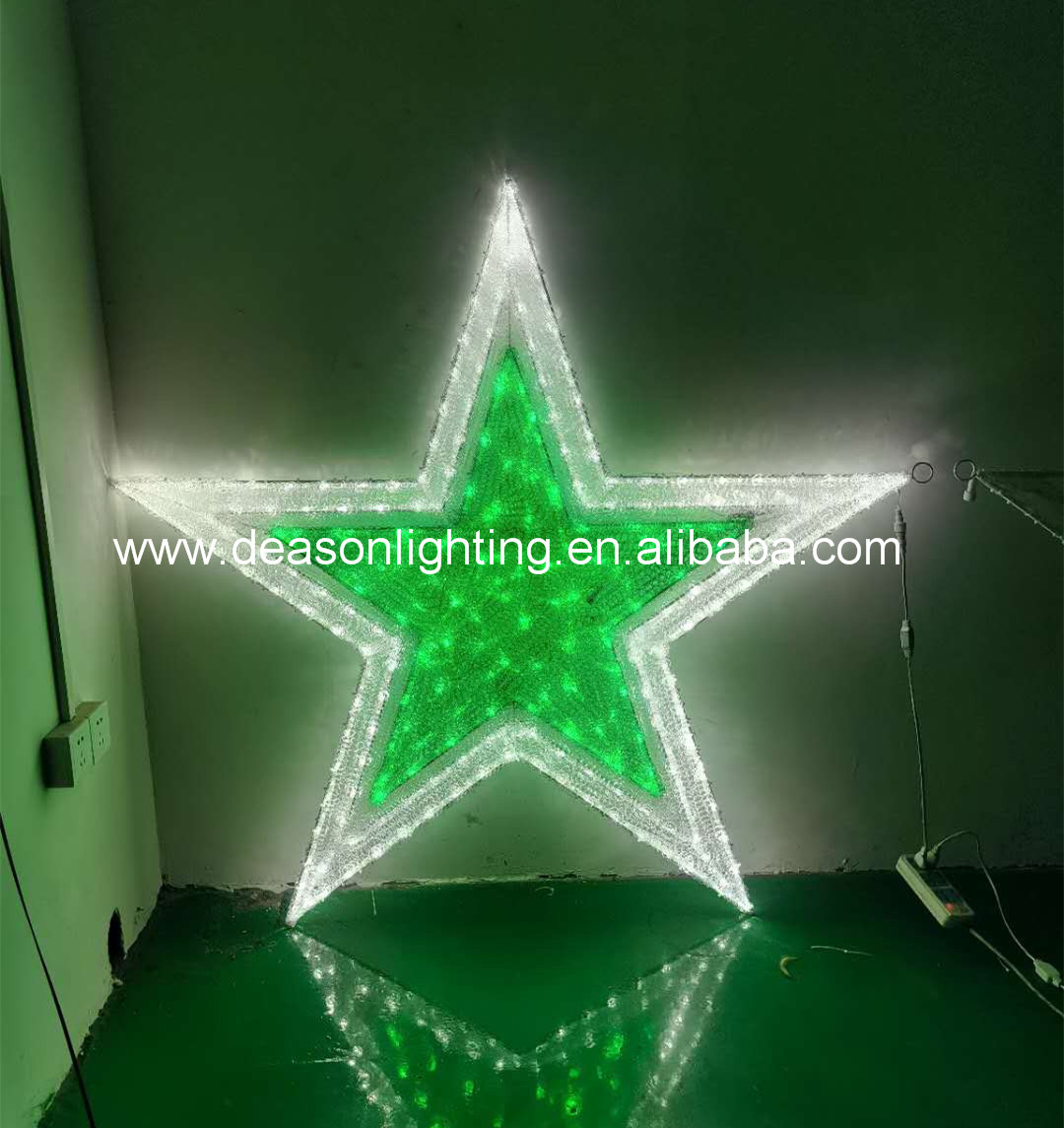 large outdoor christmas star light