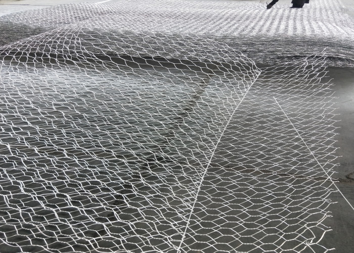 Flood Control 2X1X1m 2.7mm Pvc Coated Gabion Baskets