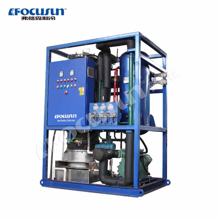 Convenient 3T/5T Tube Ice Machine 3ton/day for Convenience Store and D21/28/34mm Ice Size