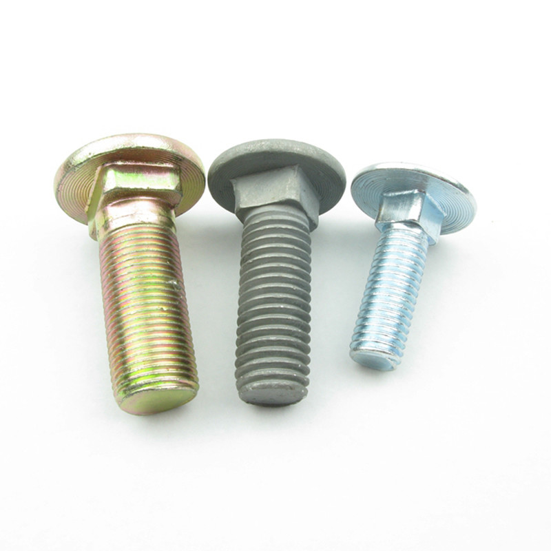 DIN903 / 603 Countersunk Head Copper Colored Chrome M3 M4 Fine Thread Carriage Bolts