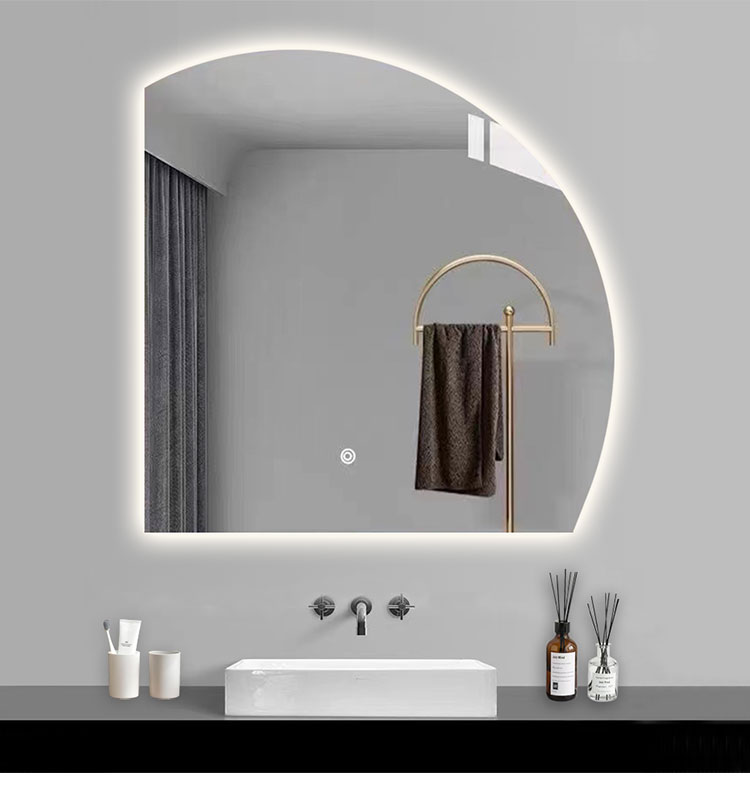 LED Strip Customized Trichromatic Light Smart Mirror A Must-Have for Modern Bathrooms