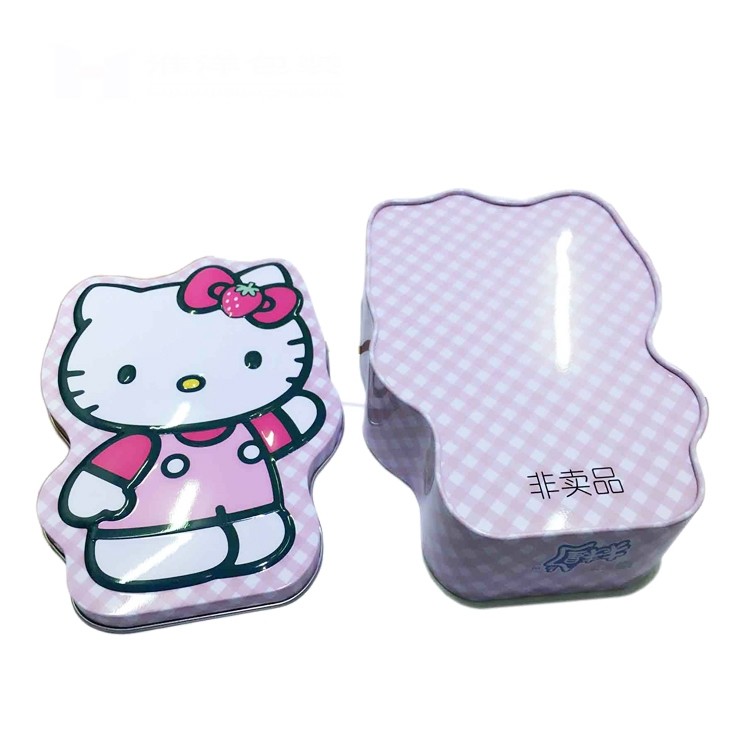 Vintage Embossed Hello Kitty Butter Biscuit Tin Container With Lid Bulk