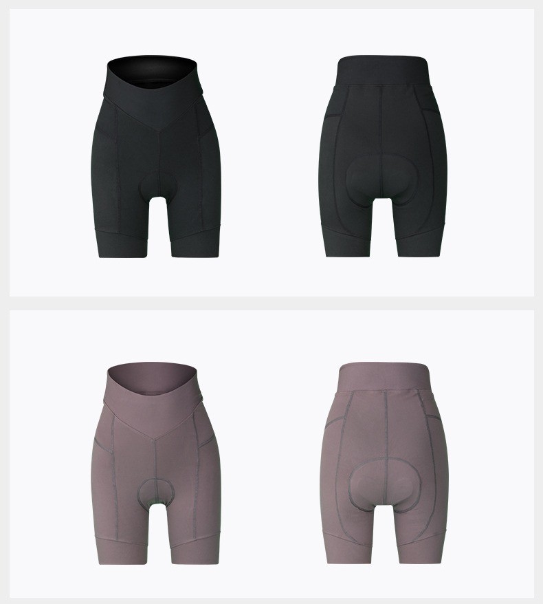 New Cycling Shorts Women's Solid Color Summer Cycling Pants Bicycle Breathable Pants Outdoor Cycling Clothing