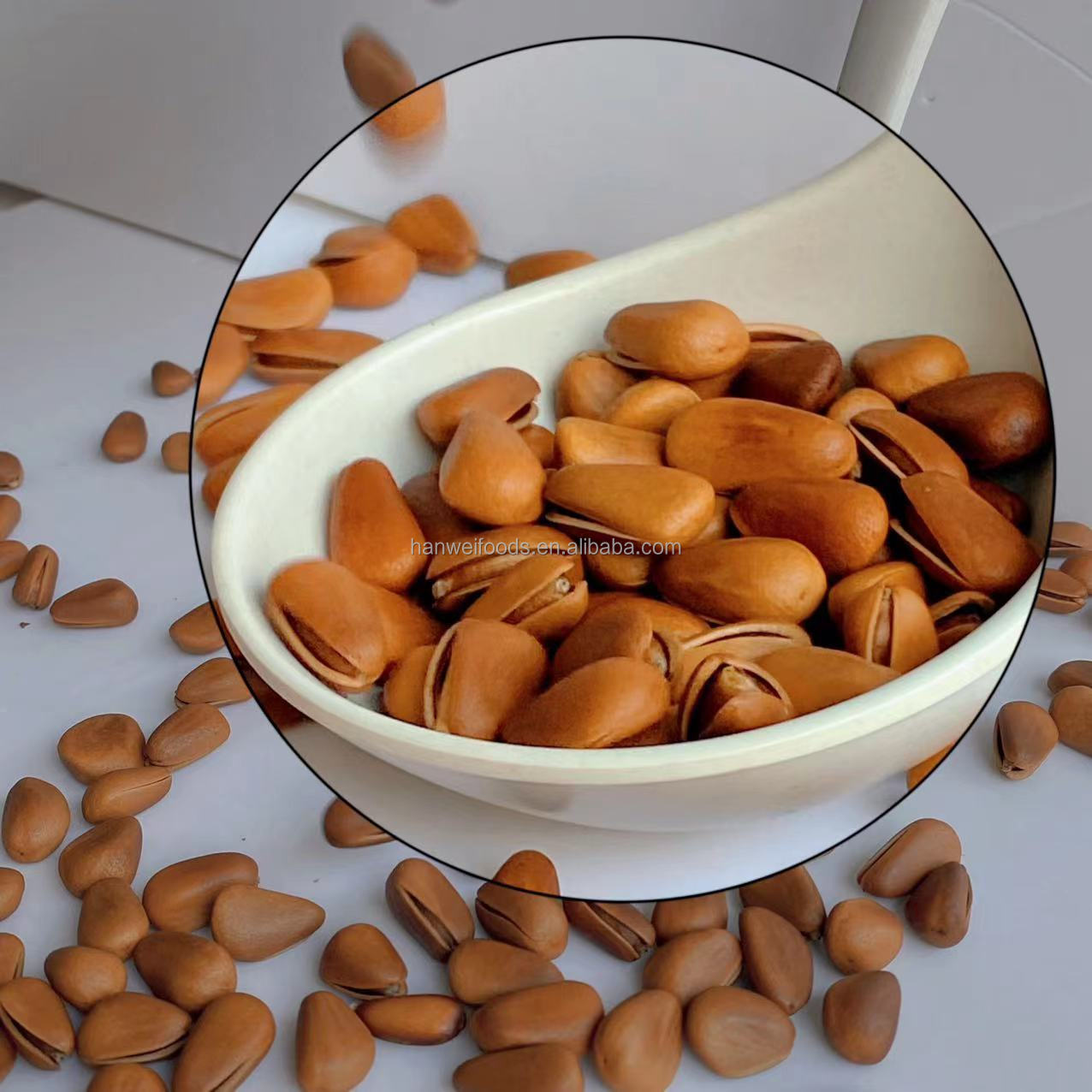 Red Brown Shell Healthy Snack Mix OEM Big Grain Dry Roasted Nuts