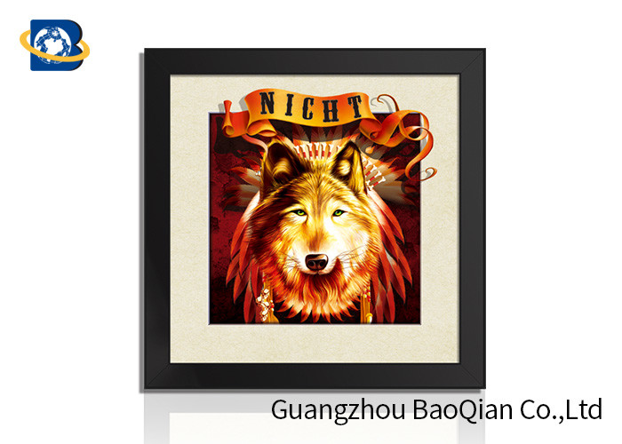 Creative Wall Hanging Decor Lenticular 3D / 5D Photos Skeleton / Eagle Animal Image