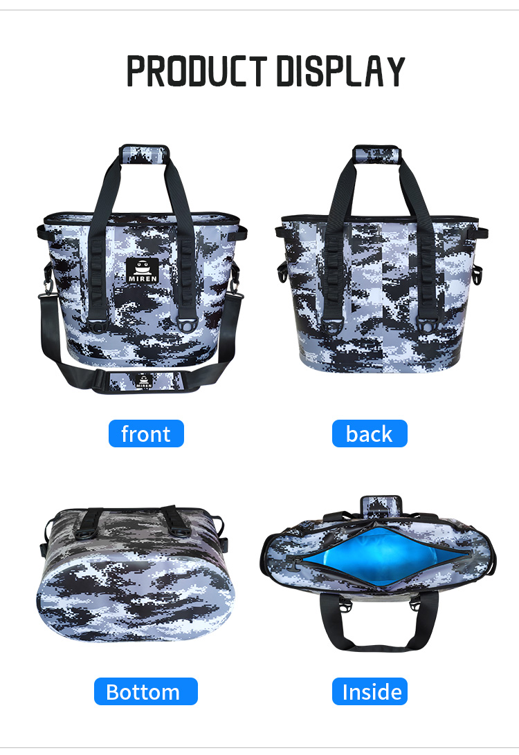 Refrigerated Reusable Cooler Bag 30L Capacity Handbag Type ODM