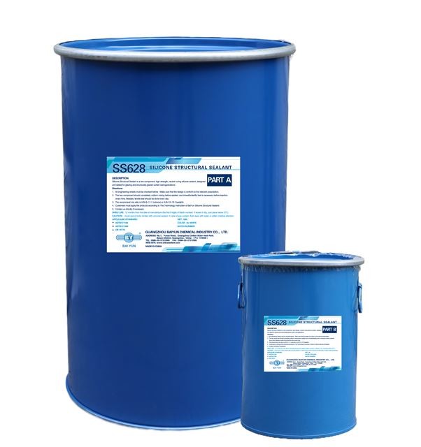 BAIYUN® SS628 Silicone Structural Sealant Curtain Wall Glazing Insulating Glass Aluminum Frame Glazing Sealant