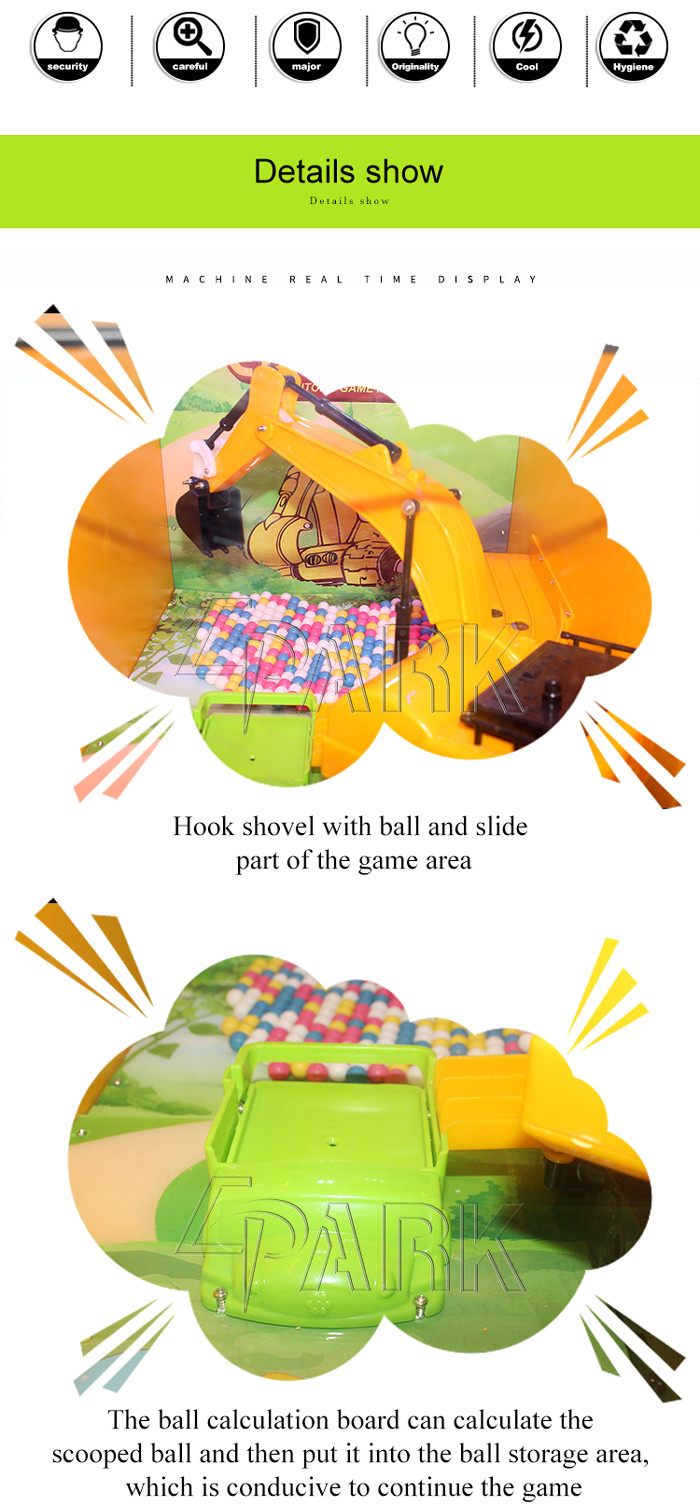 Cute Cartoon Crane Gift Game Machines Coin Operated Easy Maintenance