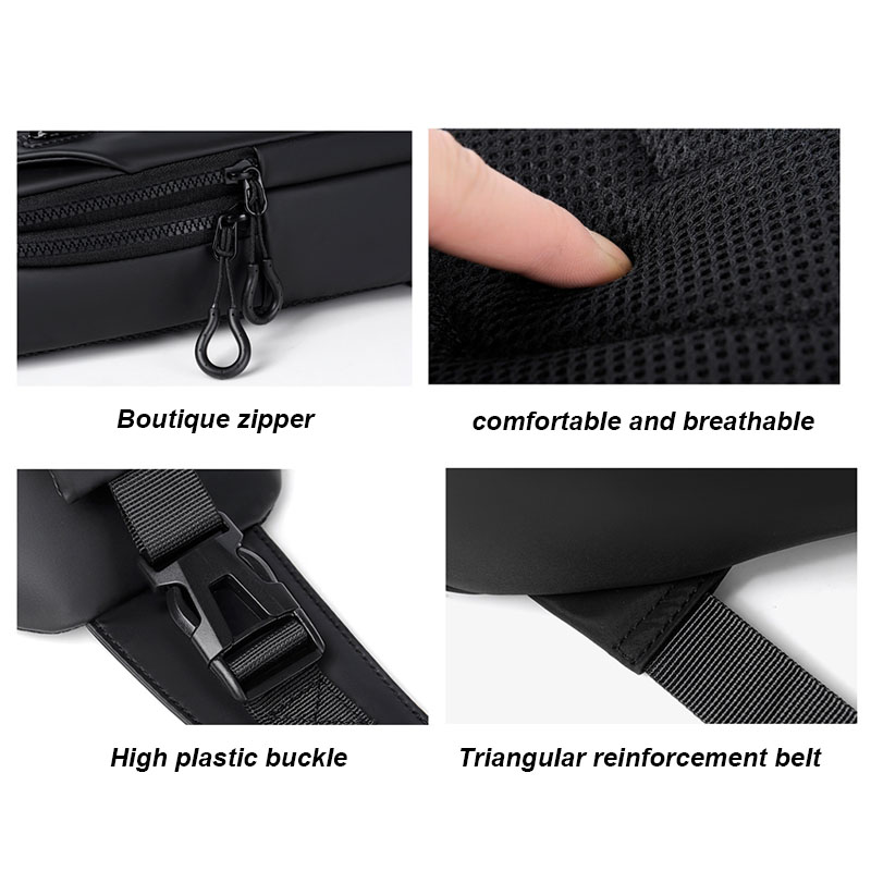 OEM Fashion Crossbody Chest Bags Outdoor Large Capacity Men's Shoulder Bag