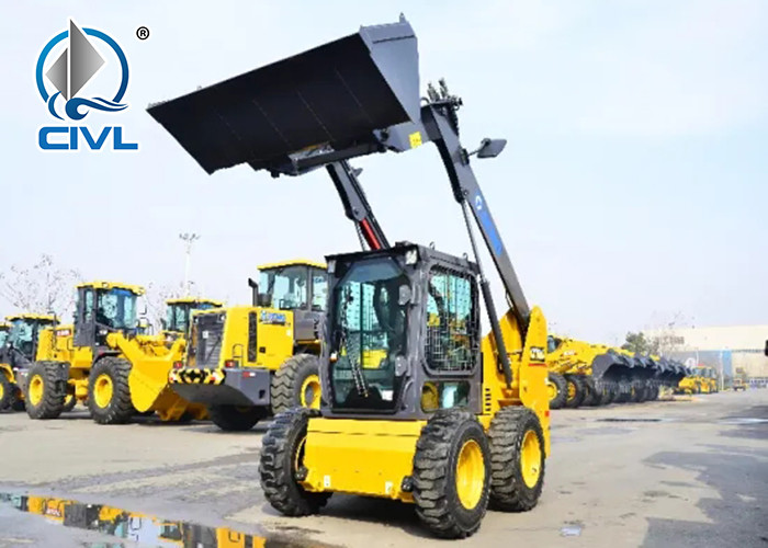 New Wheel Skidsteer Loader Xc760K Chinese Mini-SkidSteer Loade