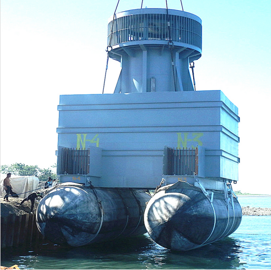 Heavy Duty Ship and Boat Floating Dock Inflatable Boat Rubber Ship Airbag/Working pressure 0.05 to 0.15 MPa/Certificate CCS / BV / ISO9001 etc.