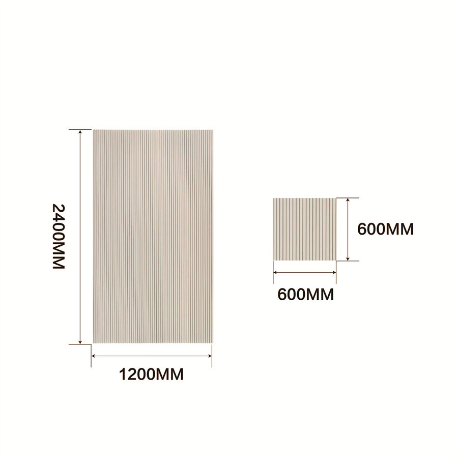 MDF Base 3D Decorative Wall Panels Natural Or Color Painting Finish 6mm 15mm Thick