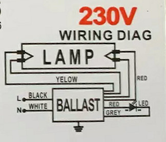 230V 40W UV Lamp Electronic Ballast For Germicidal