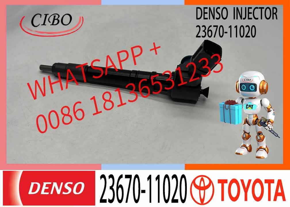 Common Rail Injector 23670-0E020 23670-09430 23670-11020 For Toyota Hilux 2GD-FTV 2.4L Engine