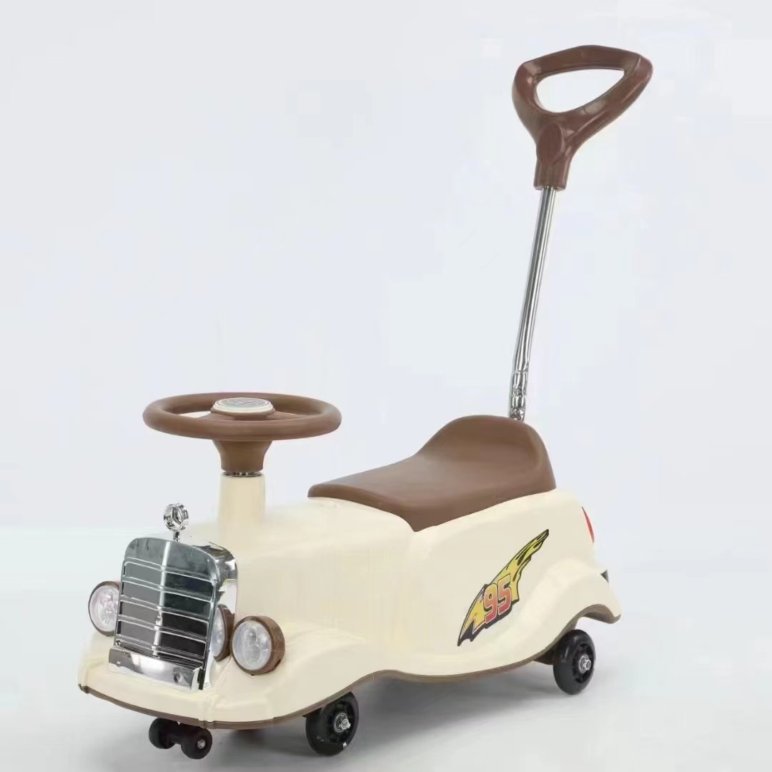 Outdoor Driving Multimedia Ride On Swing Cars Twisting Toy CCC Certified