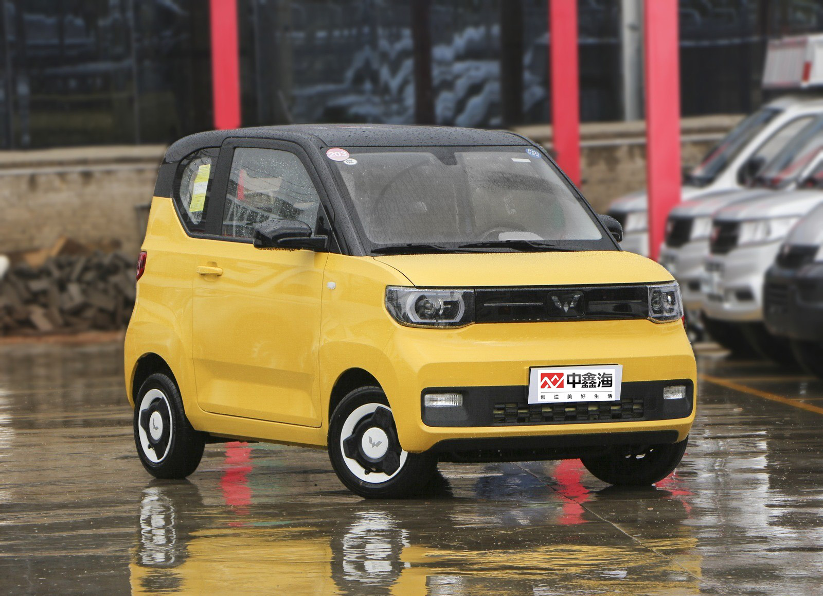 Wuling Mini Ev 2022 Electric Car Hongguang Hongguang MINIEV2022 Macaron Fashion 120KM Lithium Iron Phosphate made in china