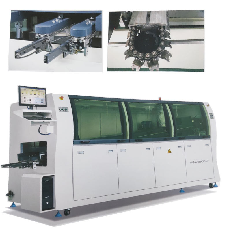 SMT PCB wave solder machine pcb assembly production machine wave soldering machine