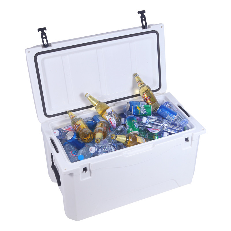 Rotomolding Plastic Insulated Ice Box 116QT Beach Cooler Box