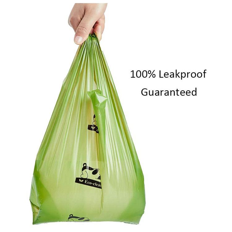 Earth Friendly Dog Poop Waste Bags , 15mic PLA PE Oxo Biodegradable Bag