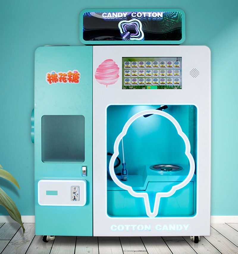Automatic Small Cotton Candy Machine Tabletop 2500W for Commercial catering