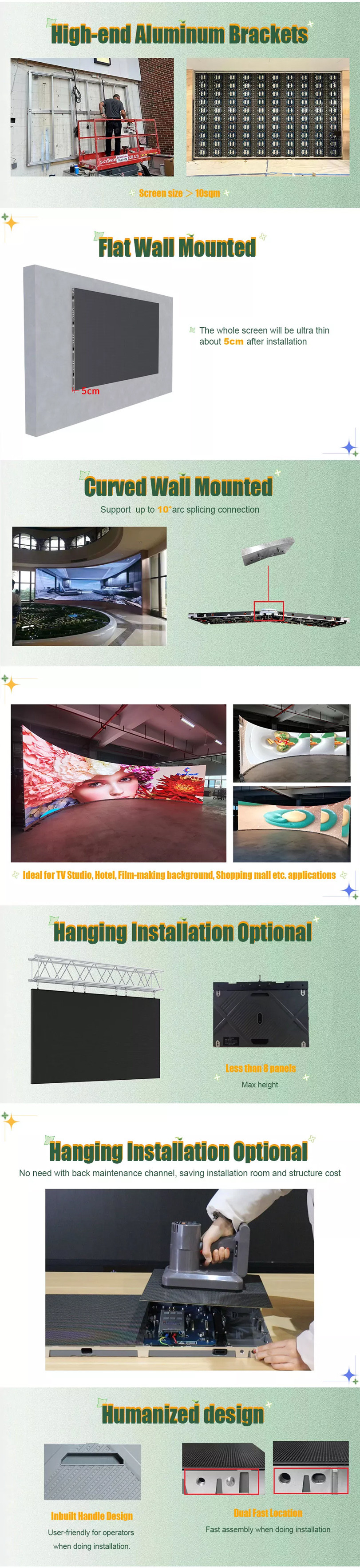 600cd/sqm Portable Digital Signage , P1.875 Indoor LED Display