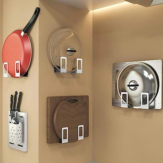 Easy-to-Install Kitchen Cabinet Door Pot Pan Lid Holder for Maximum Efficiency
