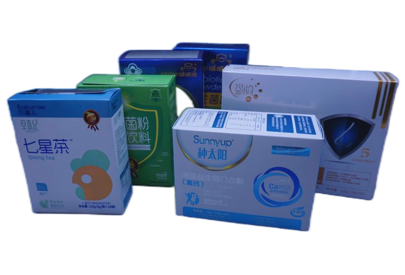 Gold Silver Paper Food Boxes Recyclable , Food Grade Packaging For Soft Drinks 16x11x6cm