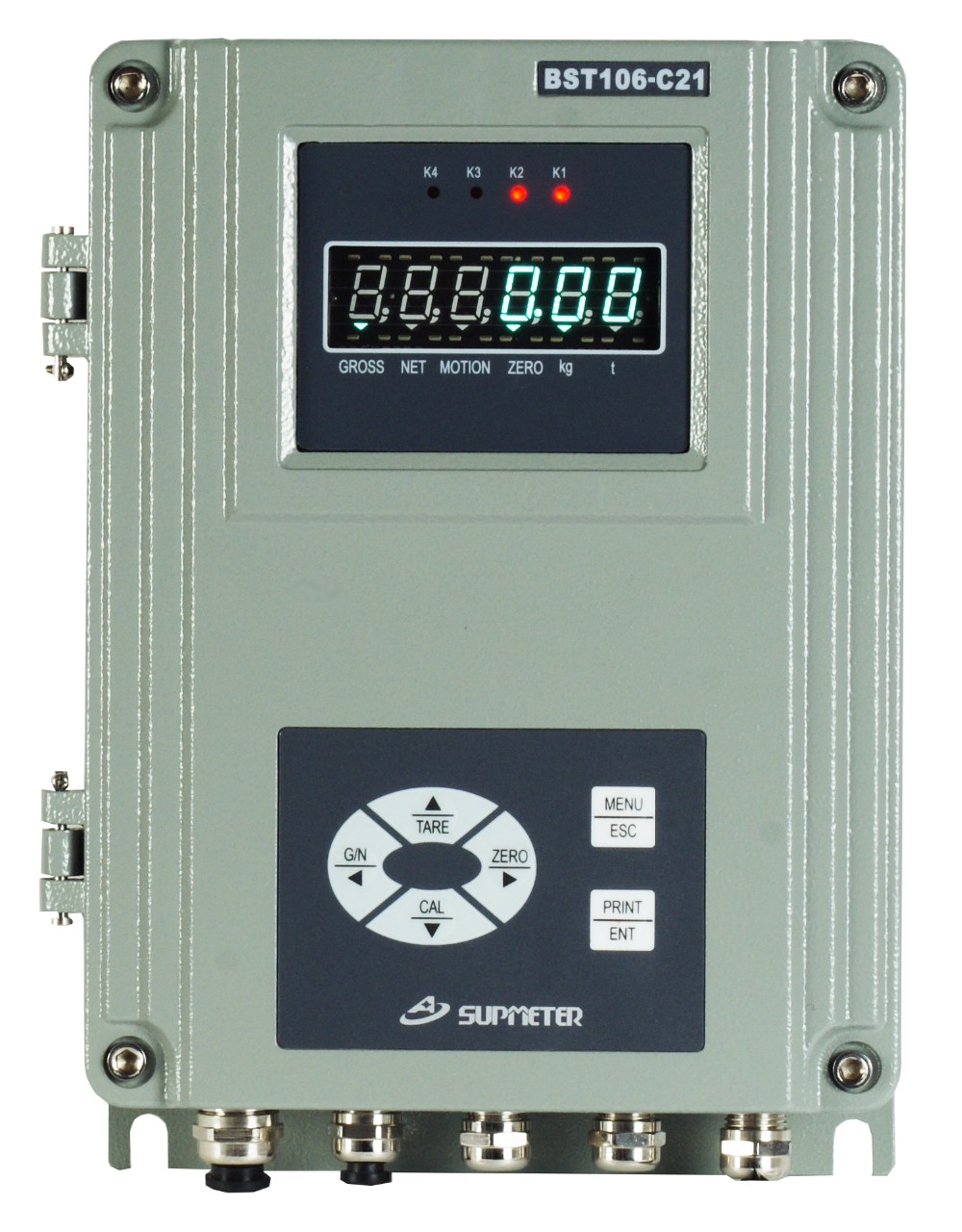 Wall Mounting Material Level Electronic Weighing Indicator Controller For Weight Decrement DO Output Mode