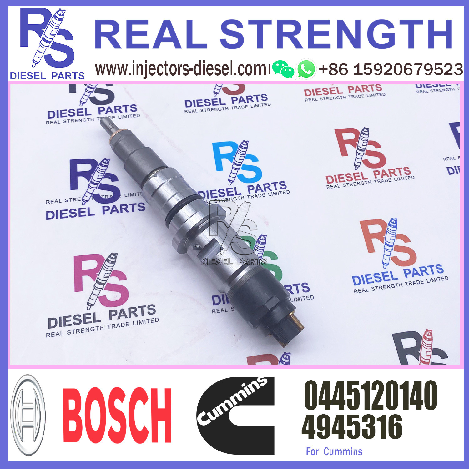 High Quality New Diesel Fuel Injector 4945316 0445120140 For VW Constellation/Volksbus