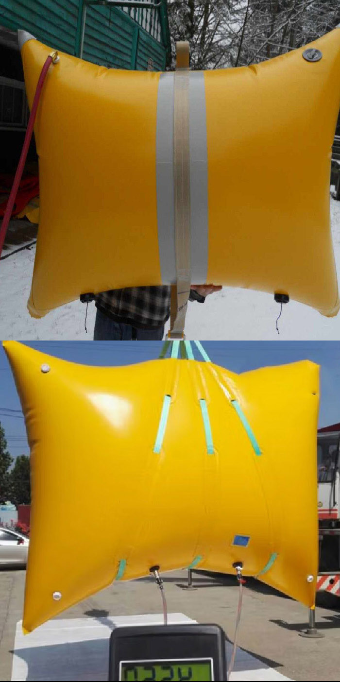 Boat Air Bags HF Welding PVC Coated Fabric Lifting Bag Enclosed Pillow Type