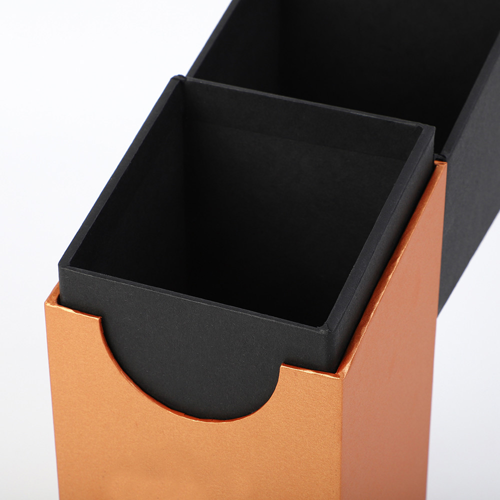 Presentation Wine Bottle Gift Box Top Open Flip lid Single brandy box