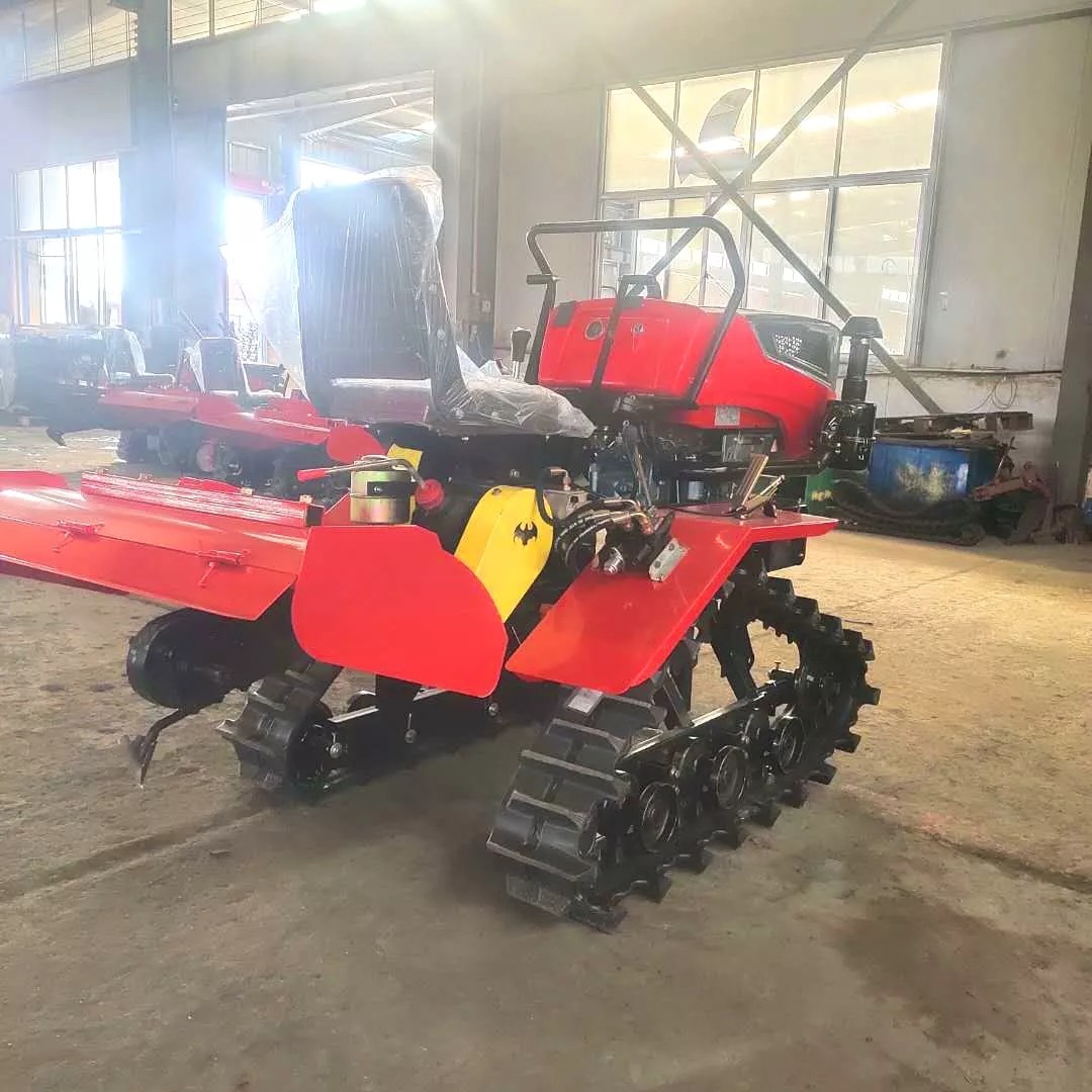 Rotary Tillage Crawler Farm Tractor 2200 rpm Mini Farm Tractor