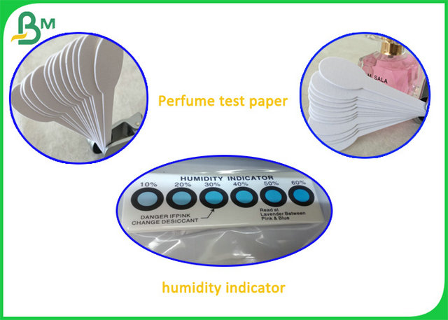High whiteness cotton Beermat paper board for humidity indicator card