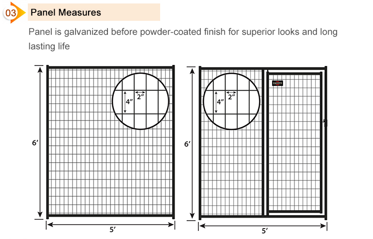 dog kennel, cheap chain link dog kennels,Chain Link Portable Yard Kennel