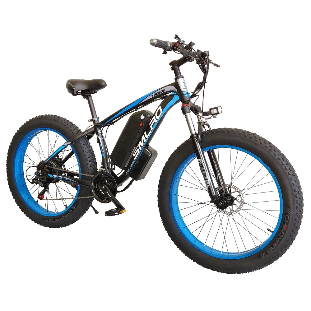 1000W Motor 13AH Lithium Battery Electric Bike SMLRO XDC600 26x4.0 inch Fat Tire E-Bike Drop Shipping Available