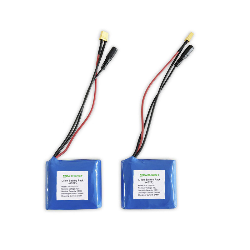 128Wh 12V 10Ah LiFePO4 Battery Packs Lithium Iron Phosphate Battery