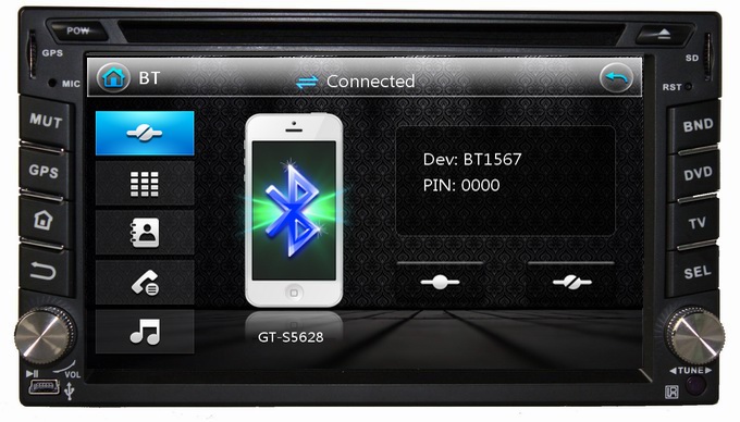 Ouchuangbo Touch Screen GPS Navigation for Universal Car DVD Video System RDS Bluetooth OCB-6205A