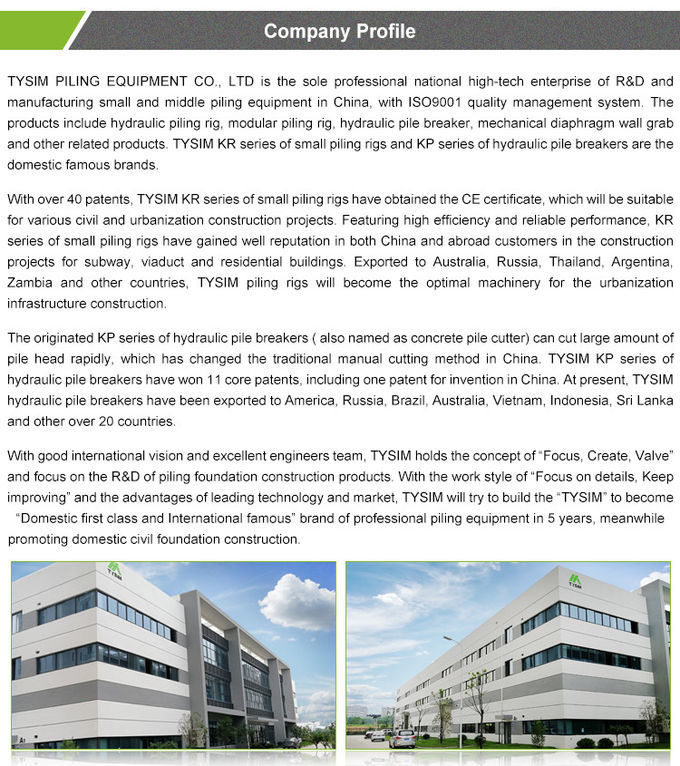 Deep Foundation Drill Rigs ISO9001/ CE