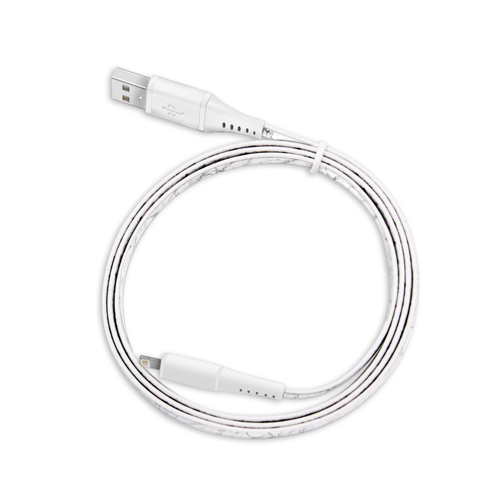 Marbling Printing Usb C To Lightning Cord , 480Mbps Ipad Charger Cable