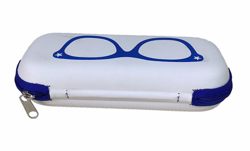 2024 semi hard eva zipper kids spectacles cases with your own logo