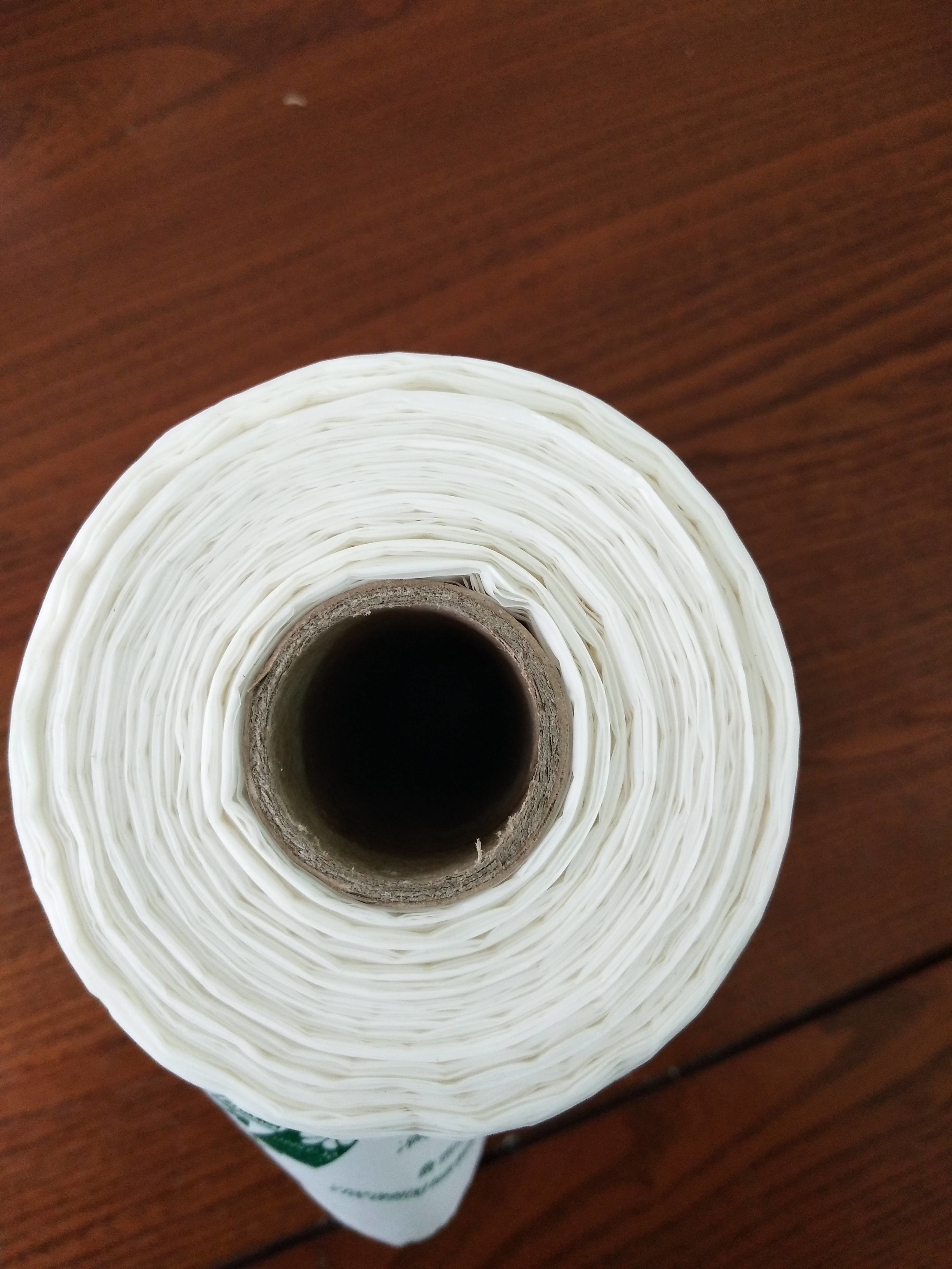 EN13432 Biodegradable Plastic Shopping Bags 22 + 12 X 50 Cm For Vegetable / Fruits