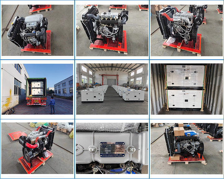 Cummins 230V / 400V 50Hz 25KW 31kVA Silent Generator Set 2100×920×1150mm