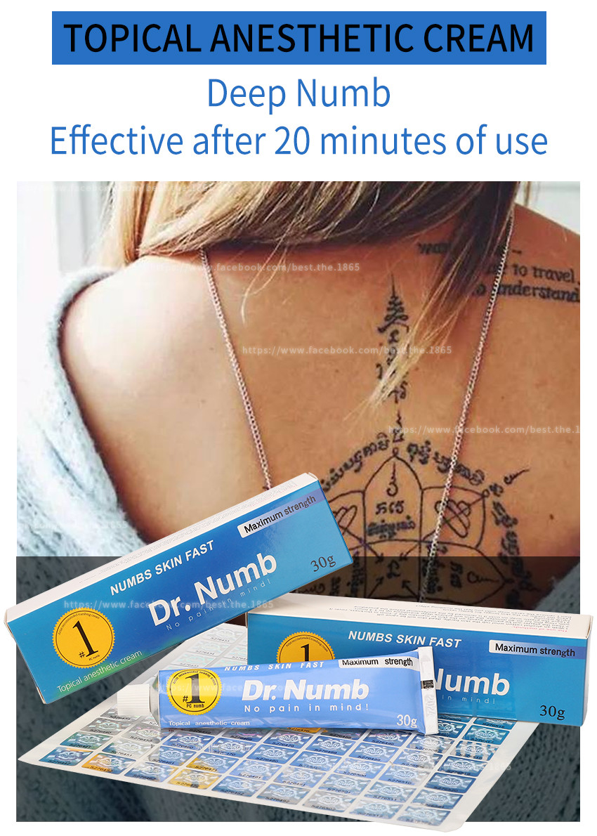 10g Waxing Numb Anesthetic Cream Anti Allergy External Application